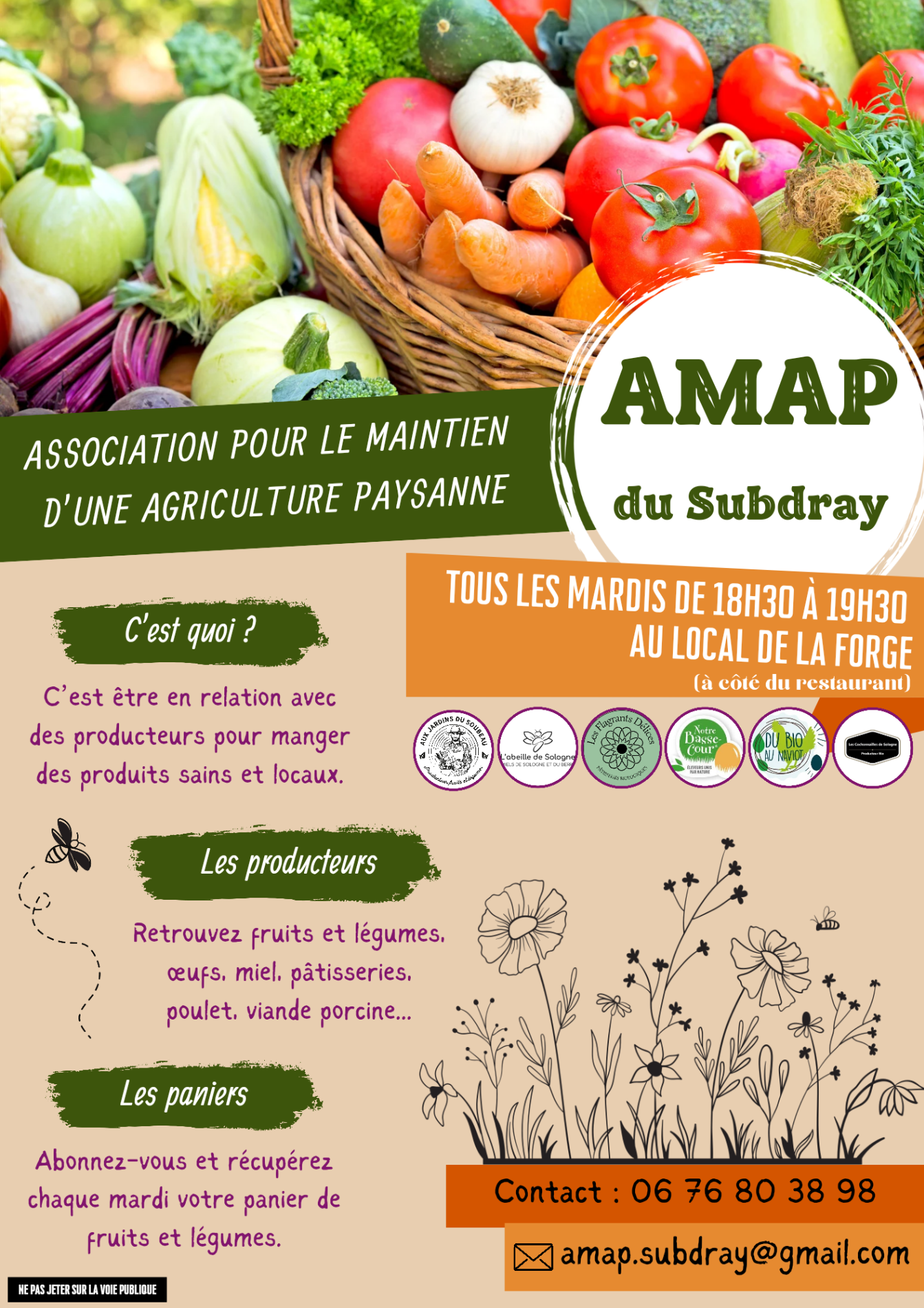 Amap du Subdray