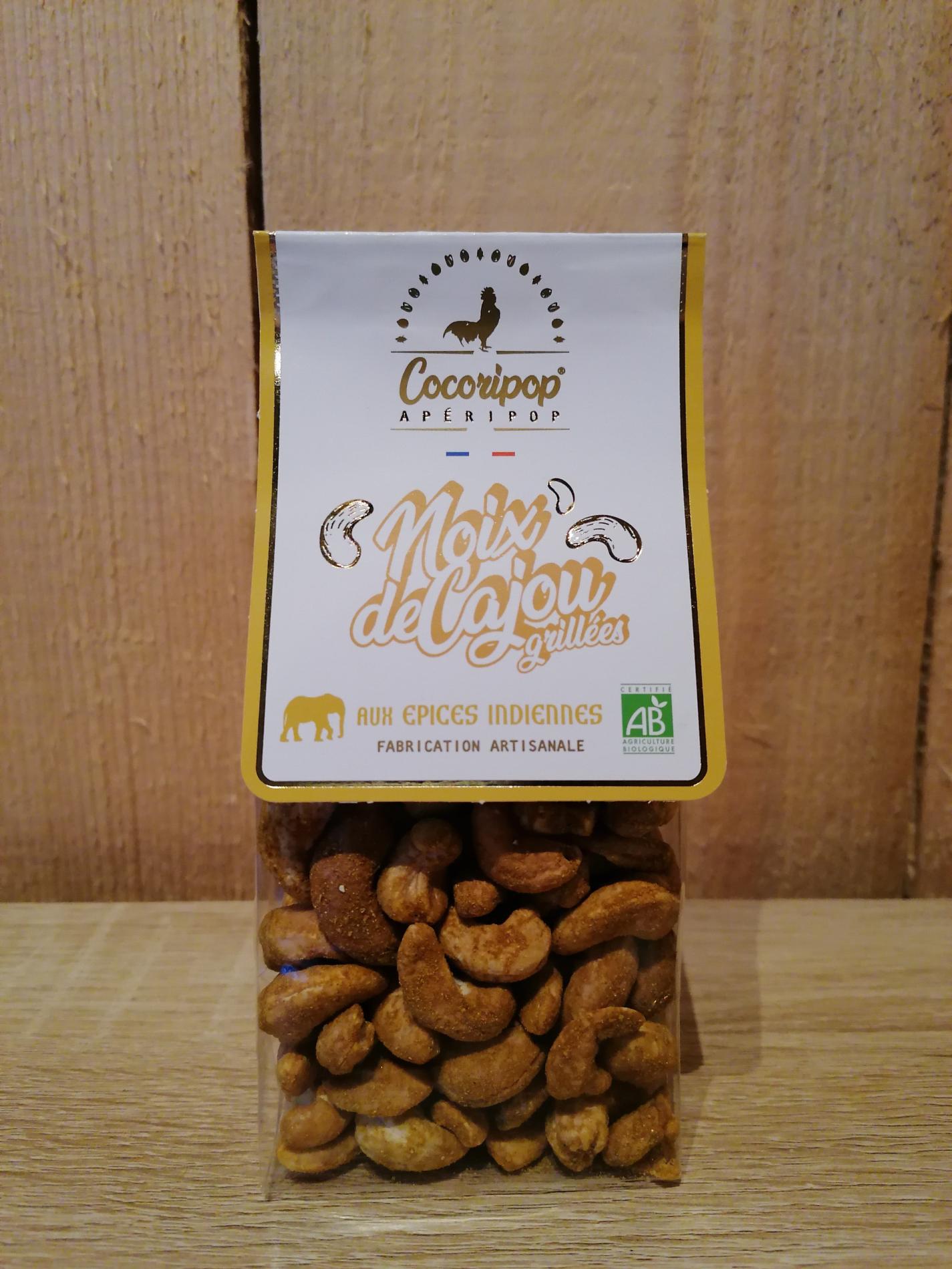 Noix de Cajou Grillées aux Épices Indiennes