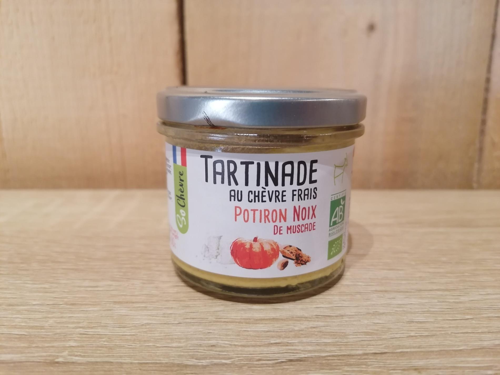 Tartinade Potiron Noix de Muscade